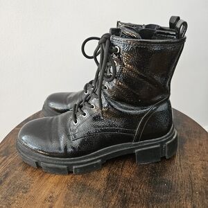 Nine west boots patent leather size 7